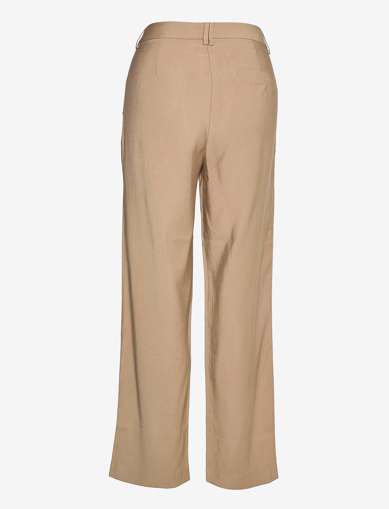 Coster Copenhagen - Wide pants w. pleating - grey sand - 1