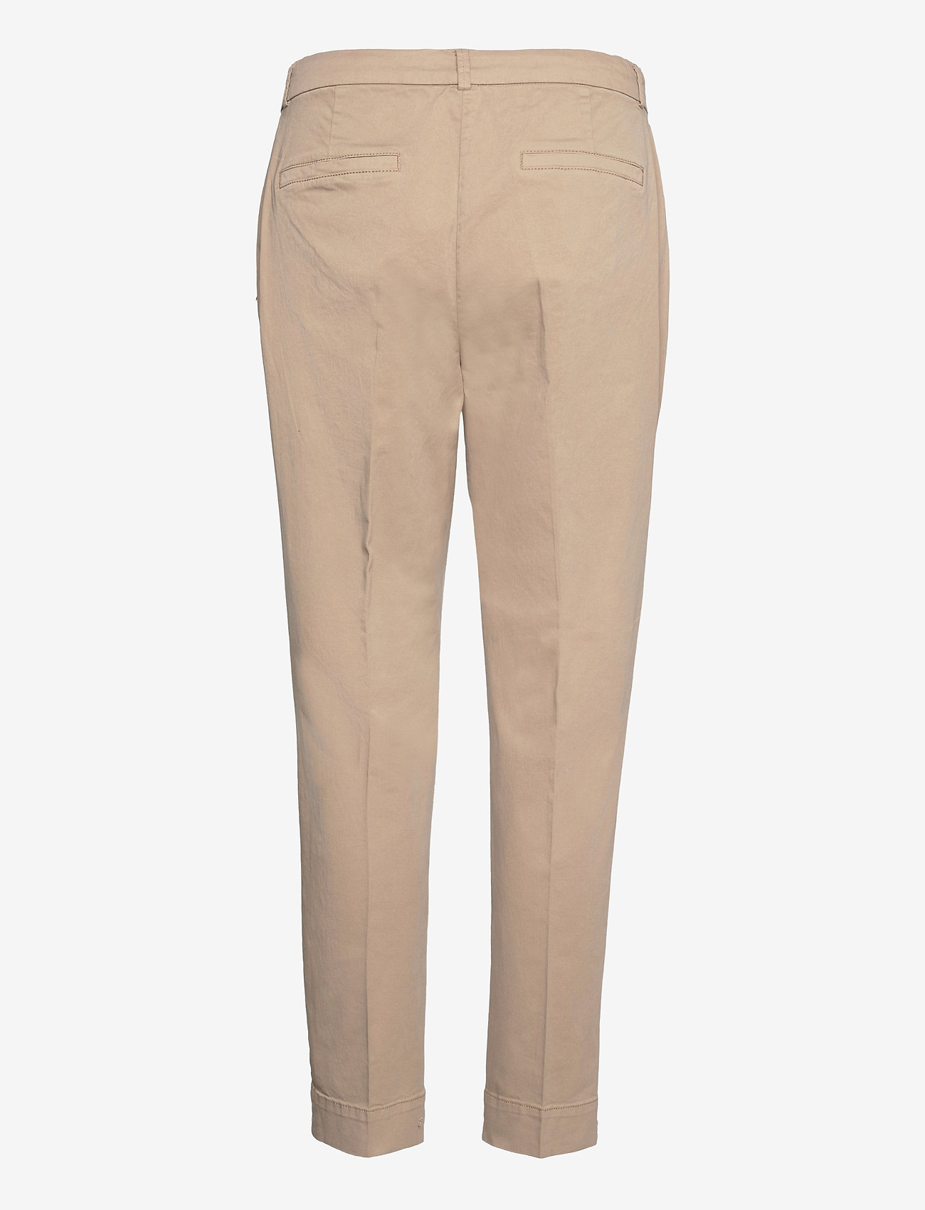 Coster Copenhagen - Chino pants w. press fold and paspe - khaki - 1