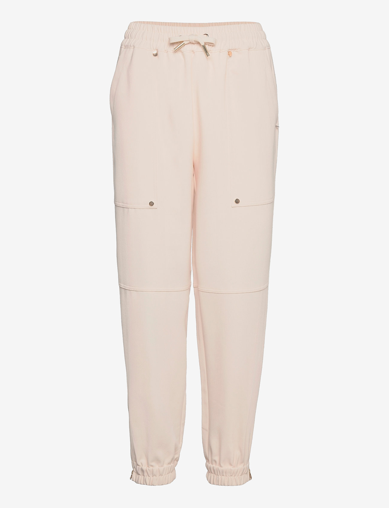 Coster Copenhagen - Pants with elastic cuffs - cream - 0