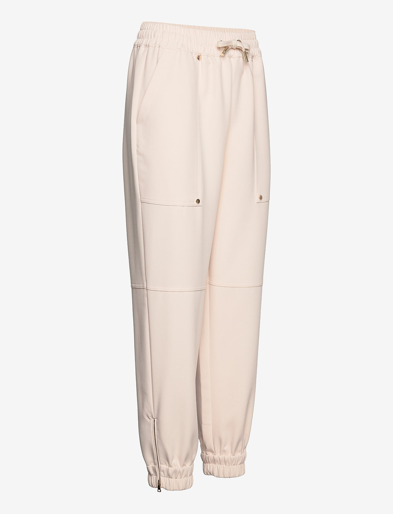 Coster Copenhagen - Pants with elastic cuffs - cream - 3
