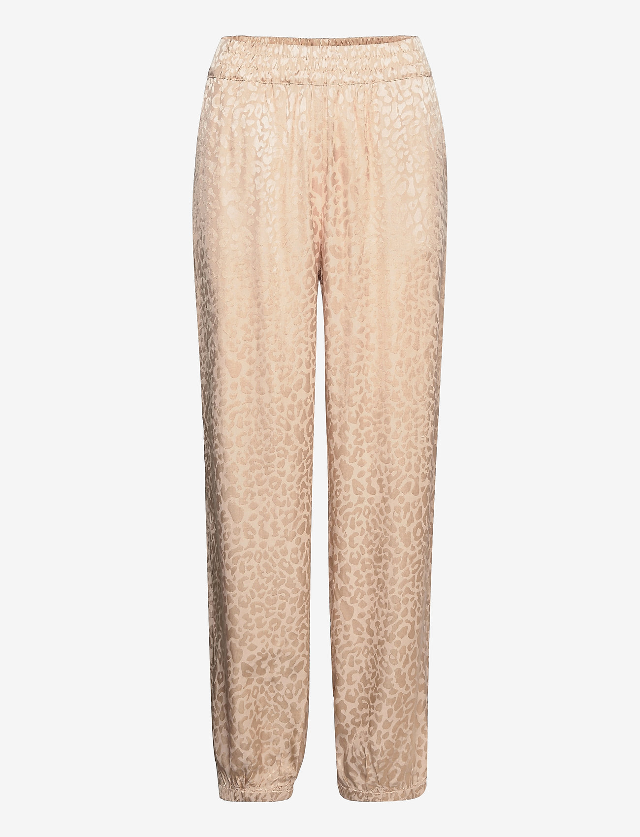 Coster Copenhagen - Pants in leopard jacquard - vanilla - 0