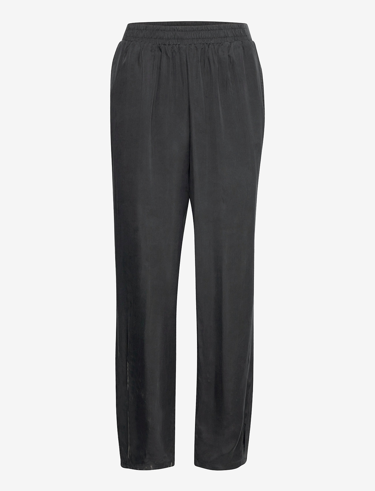 Coster Copenhagen - Pants with elastic in cupro - black - 0