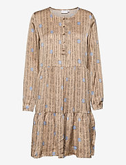 Coster Copenhagen - Dress in Sprout print - midikleider - sprout print - sand - 0