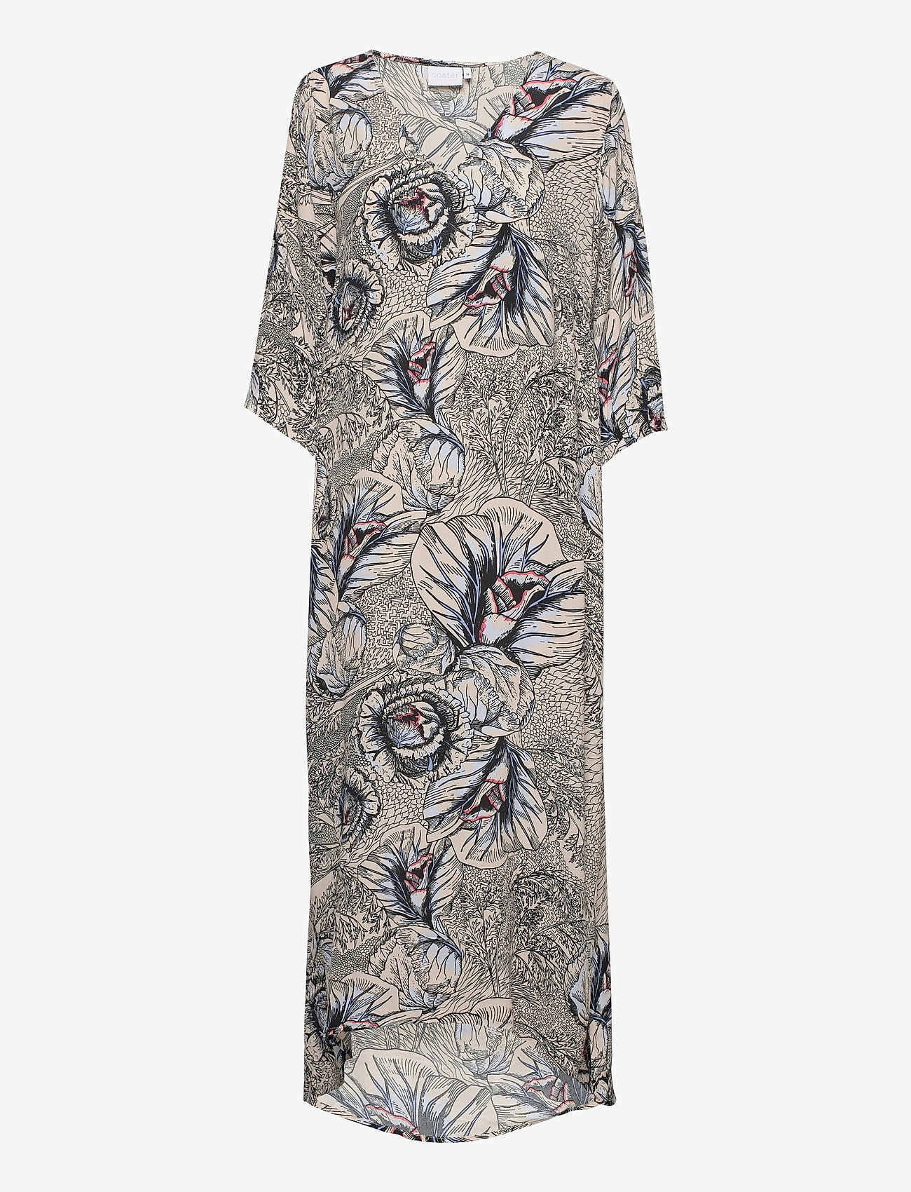 Coster Copenhagen - Dress in Garden print - EcoVero Len - garden print - 0