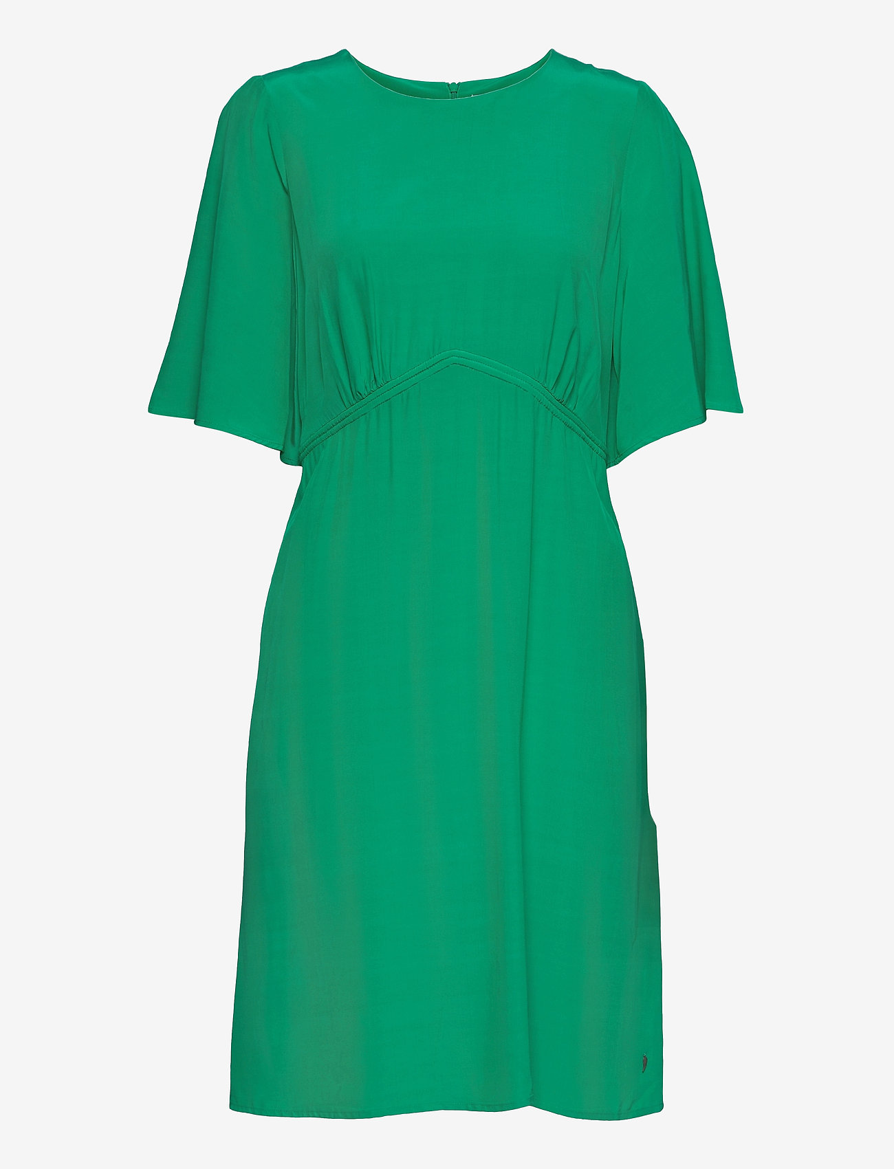 Coster Copenhagen - Dress w. volume skirt - emerald green - 0