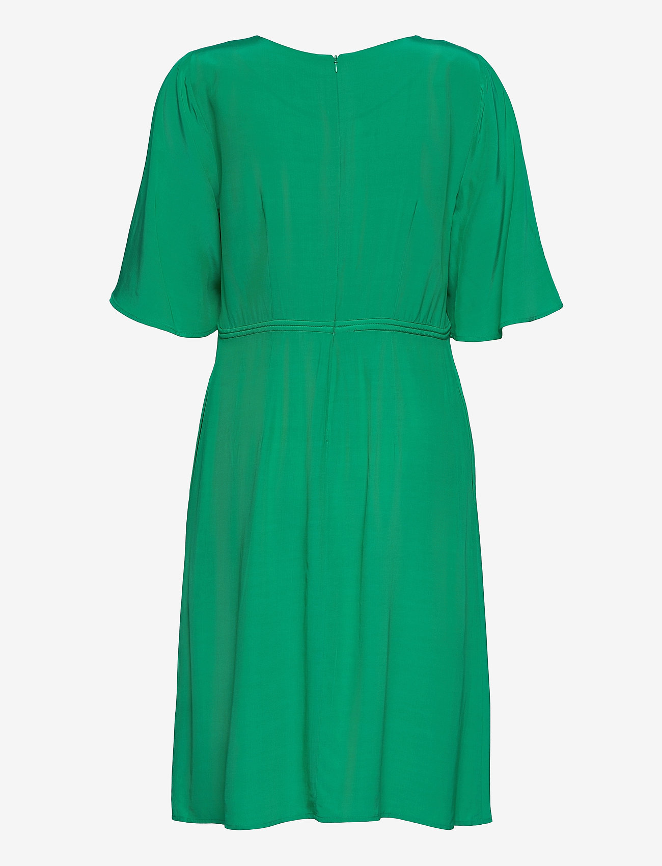 Coster Copenhagen - Dress w. volume skirt - emerald green - 1