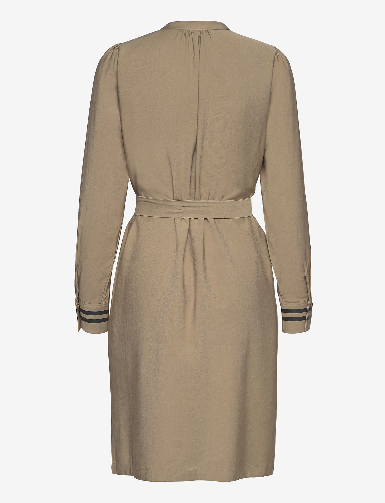 Coster Copenhagen - Shirt dress w. belt - grey sand - 1
