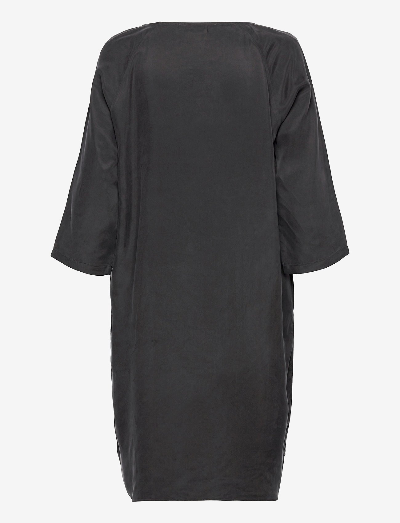 Coster Copenhagen - Dress with raglan sleeves in cupro - black - 1