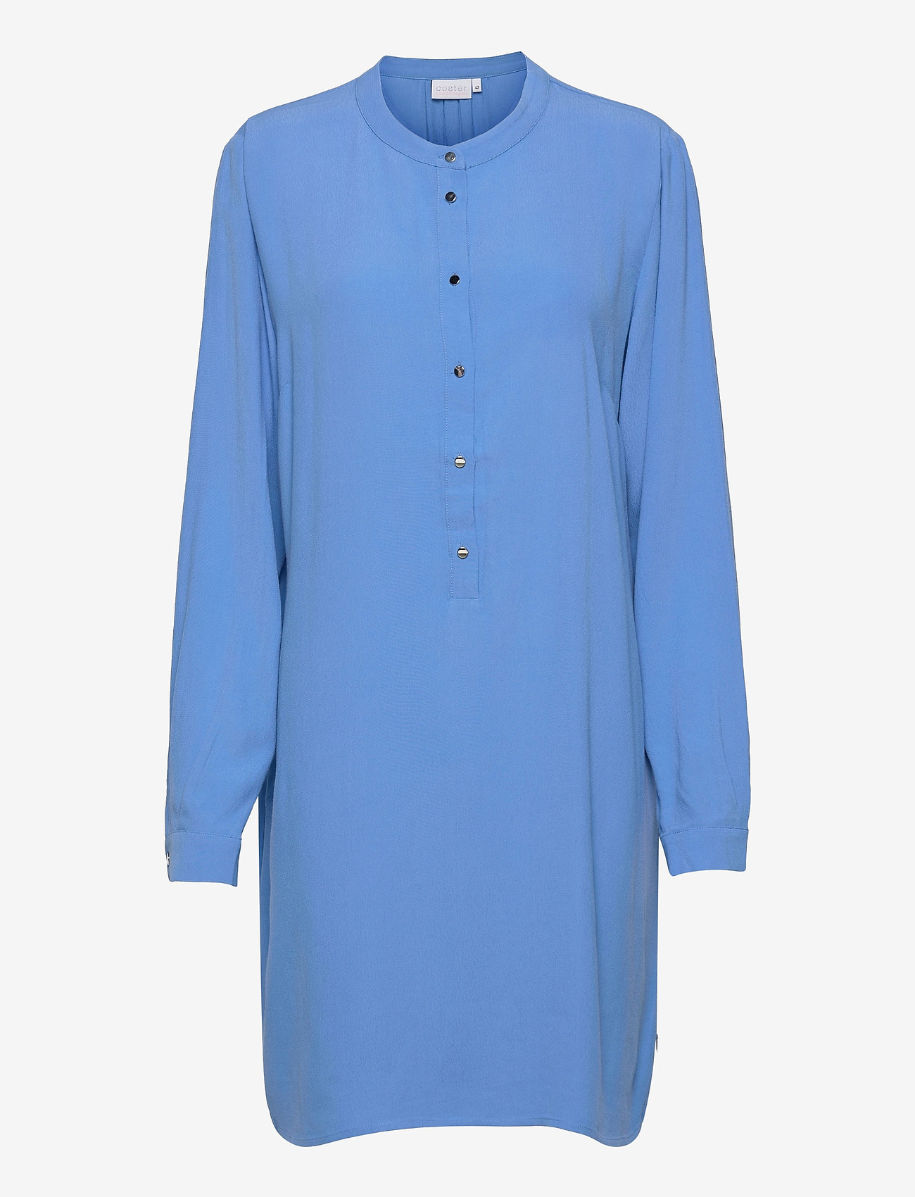 Coster Copenhagen - Shirt dress in heavy moss crepe - airy blue - 0