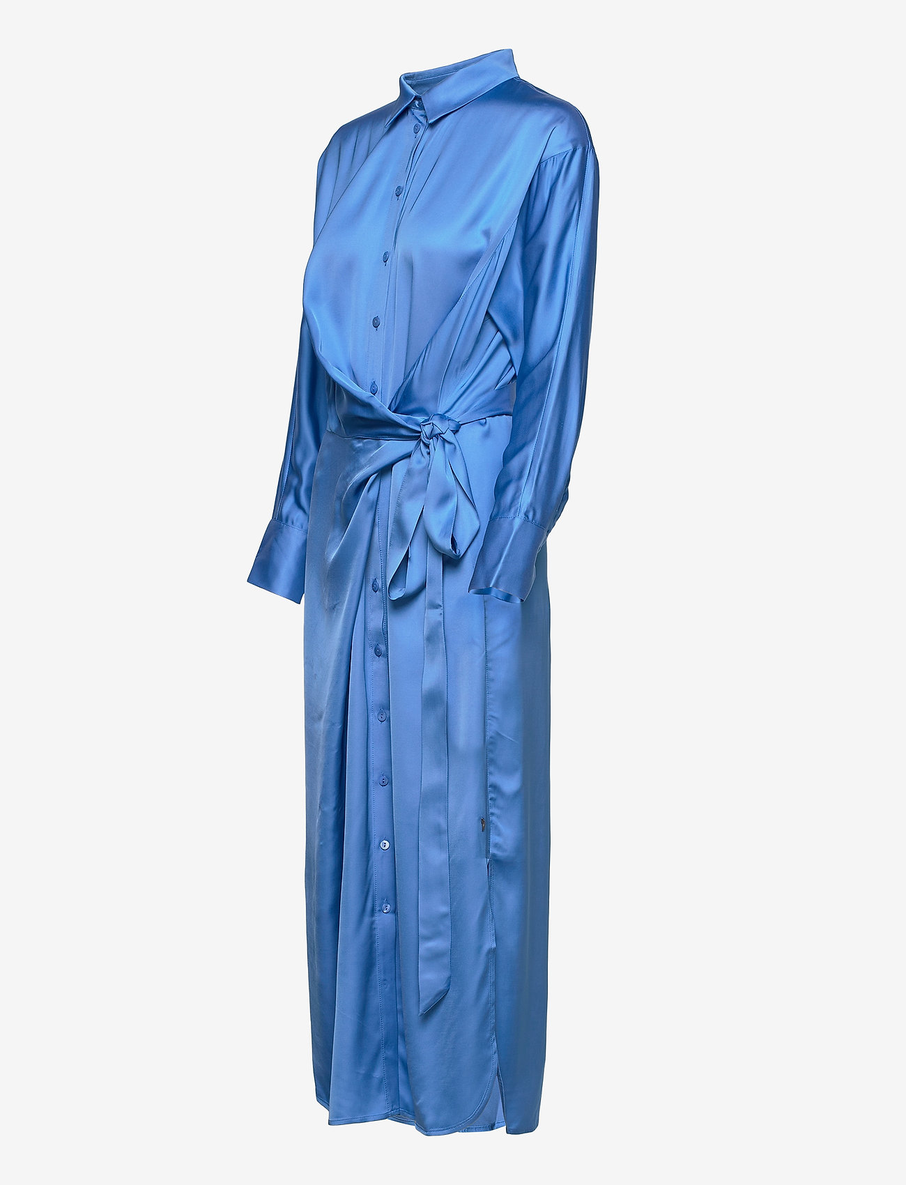 Coster Copenhagen - Shirt dress w. tieing detail - airy blue - 2