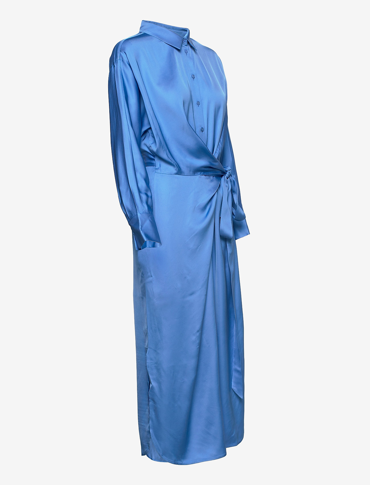 Coster Copenhagen - Shirt dress w. tieing detail - airy blue - 3