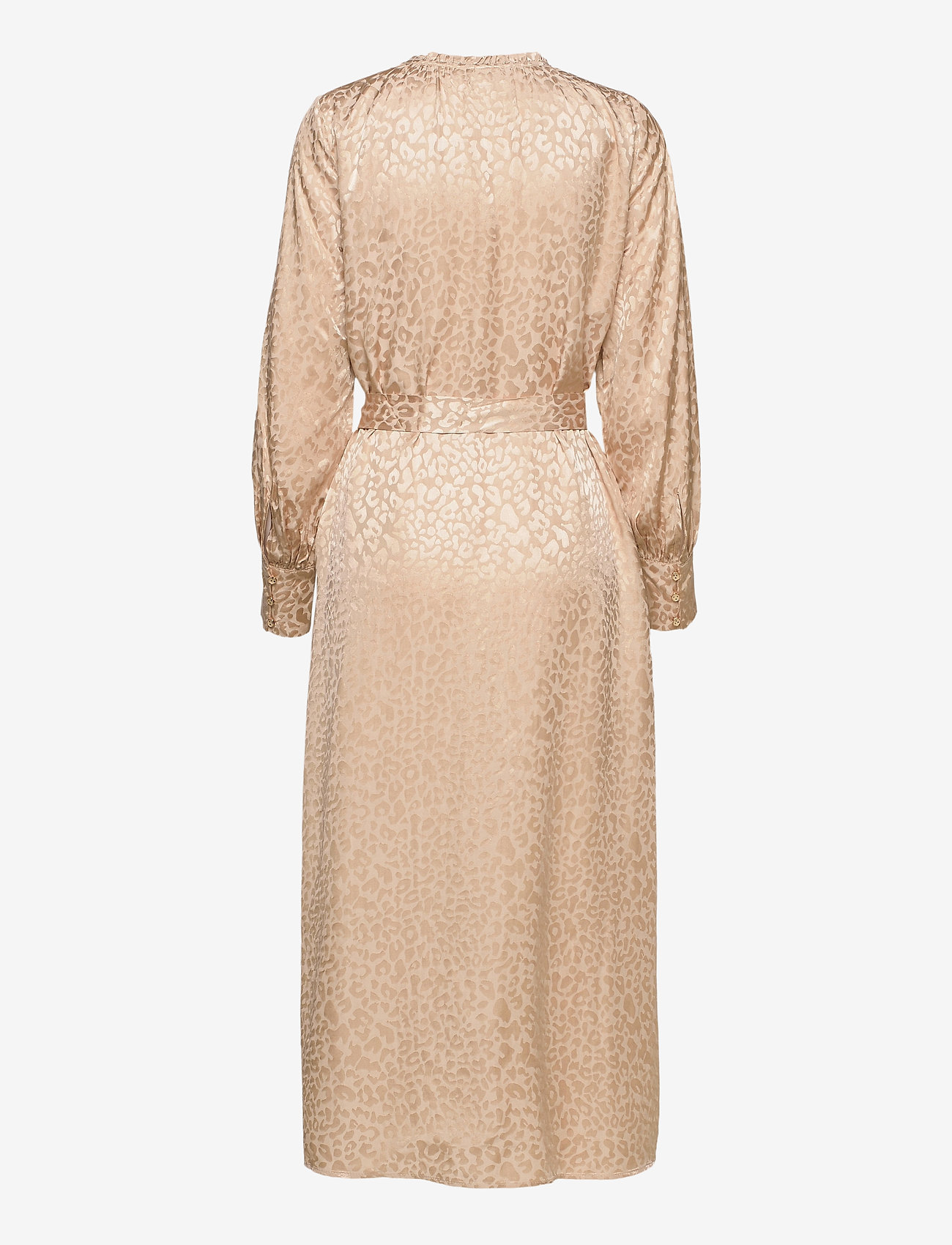 Coster Copenhagen - Shirt dress in leopard jacquard - vanilla - 1