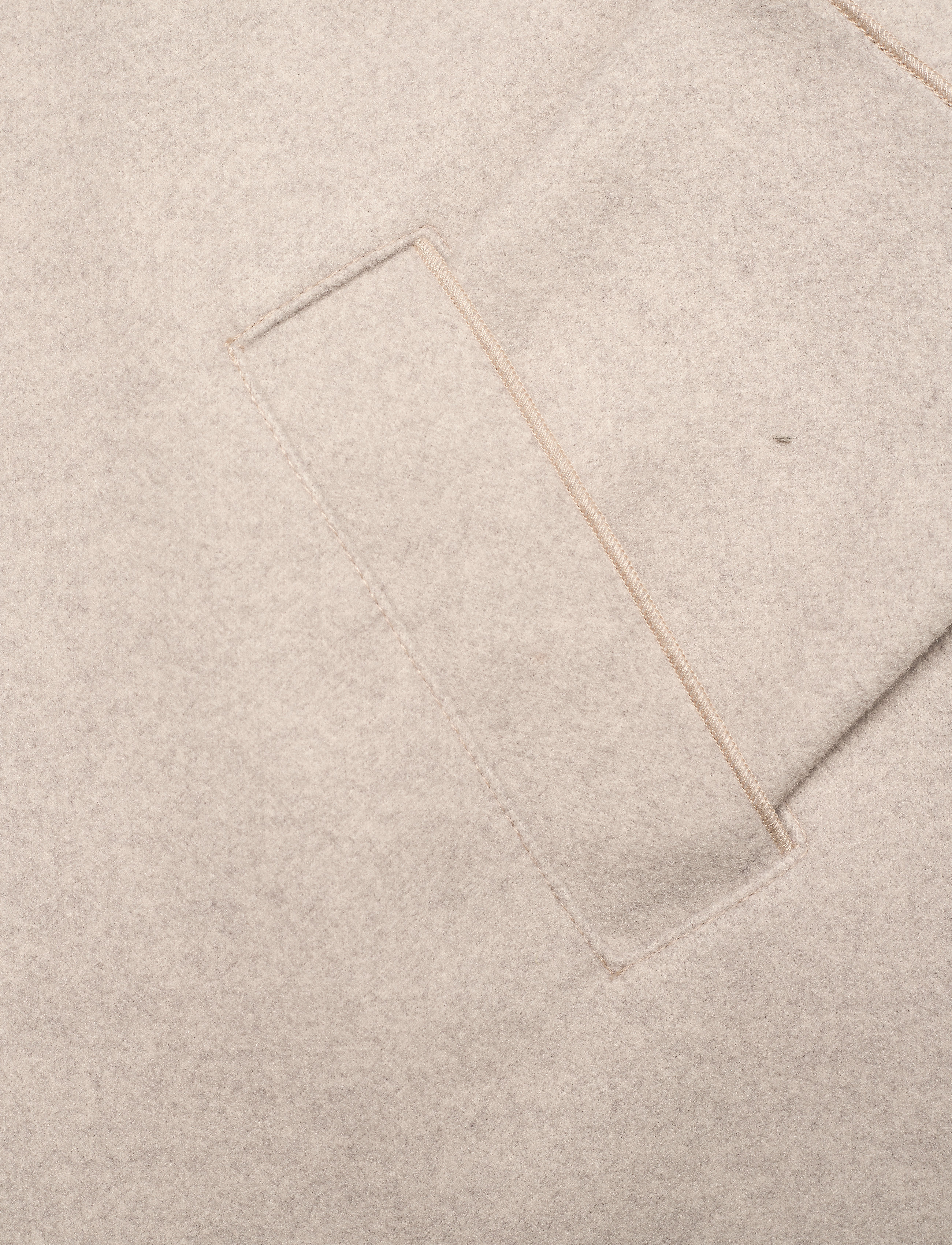 Coster Copenhagen - Coat wool felt - camel melange - 3