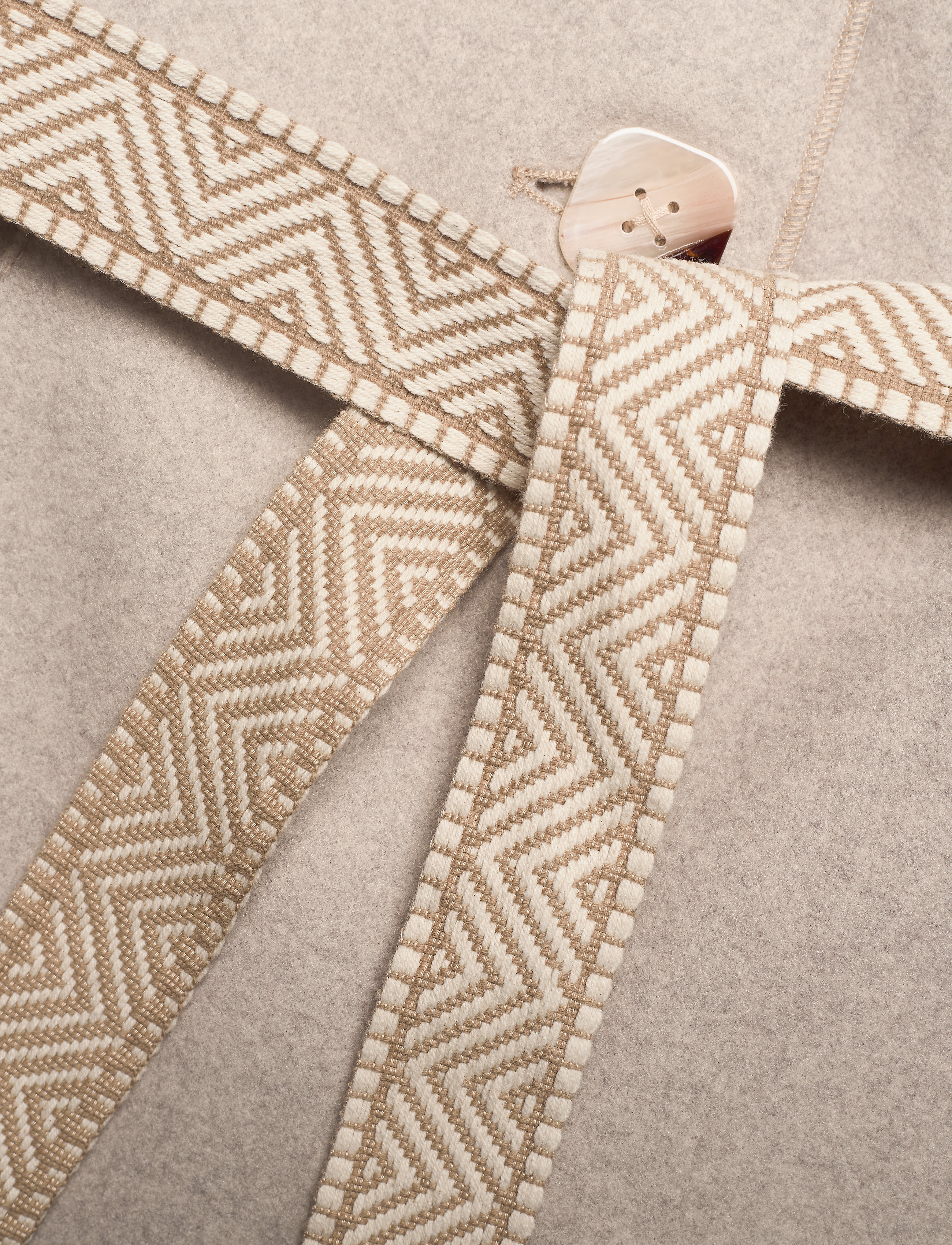 Coster Copenhagen - Coat wool felt - camel melange - 4