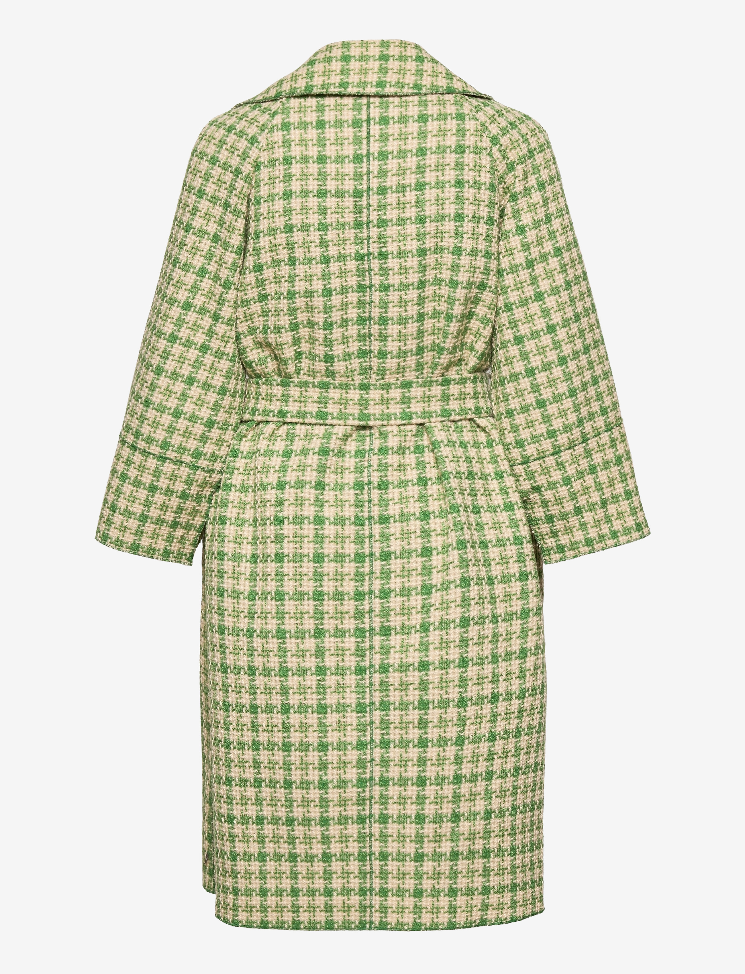 Coster Copenhagen - Coat in green checks - green check - 1