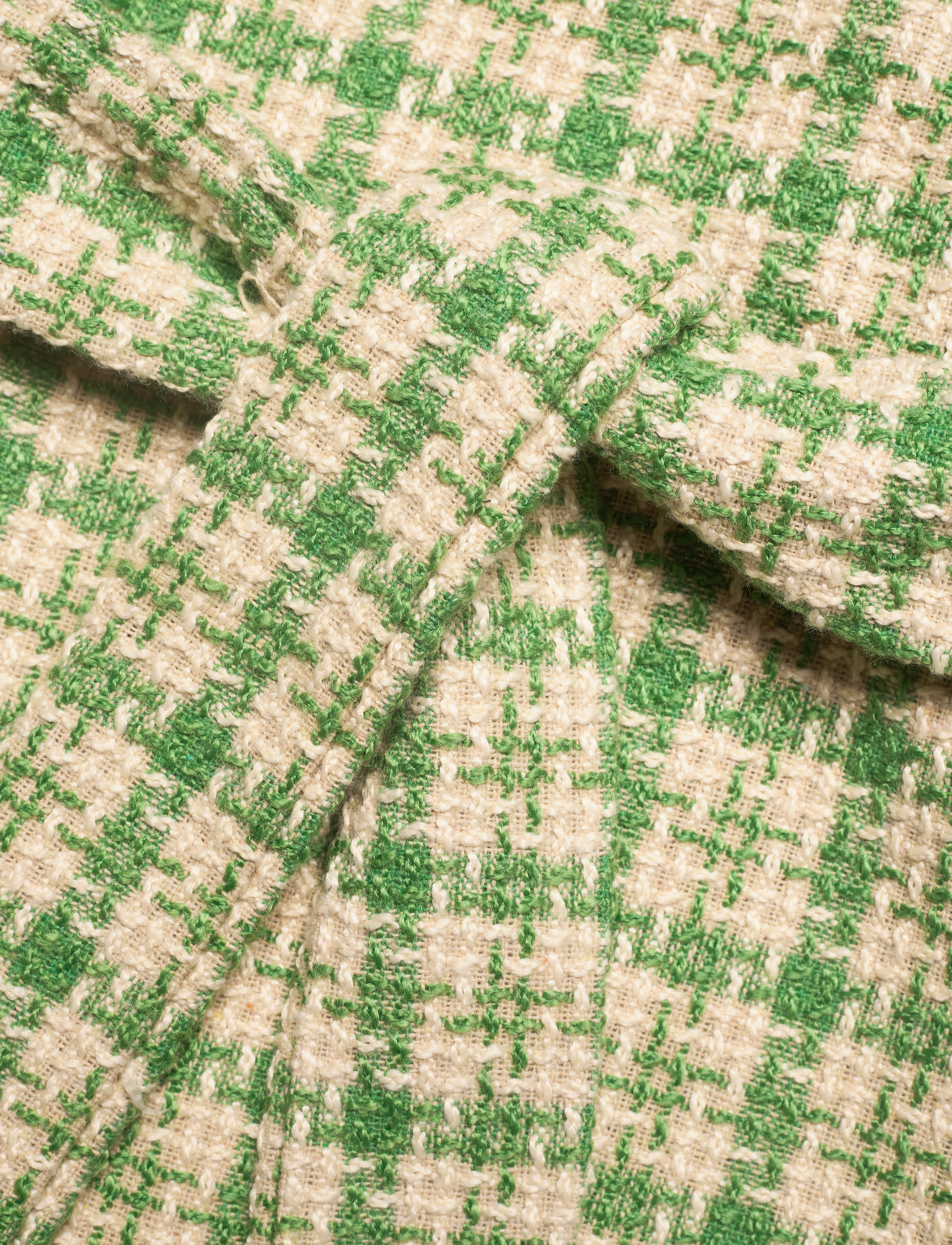 Coster Copenhagen - Coat in green checks - green check - 3