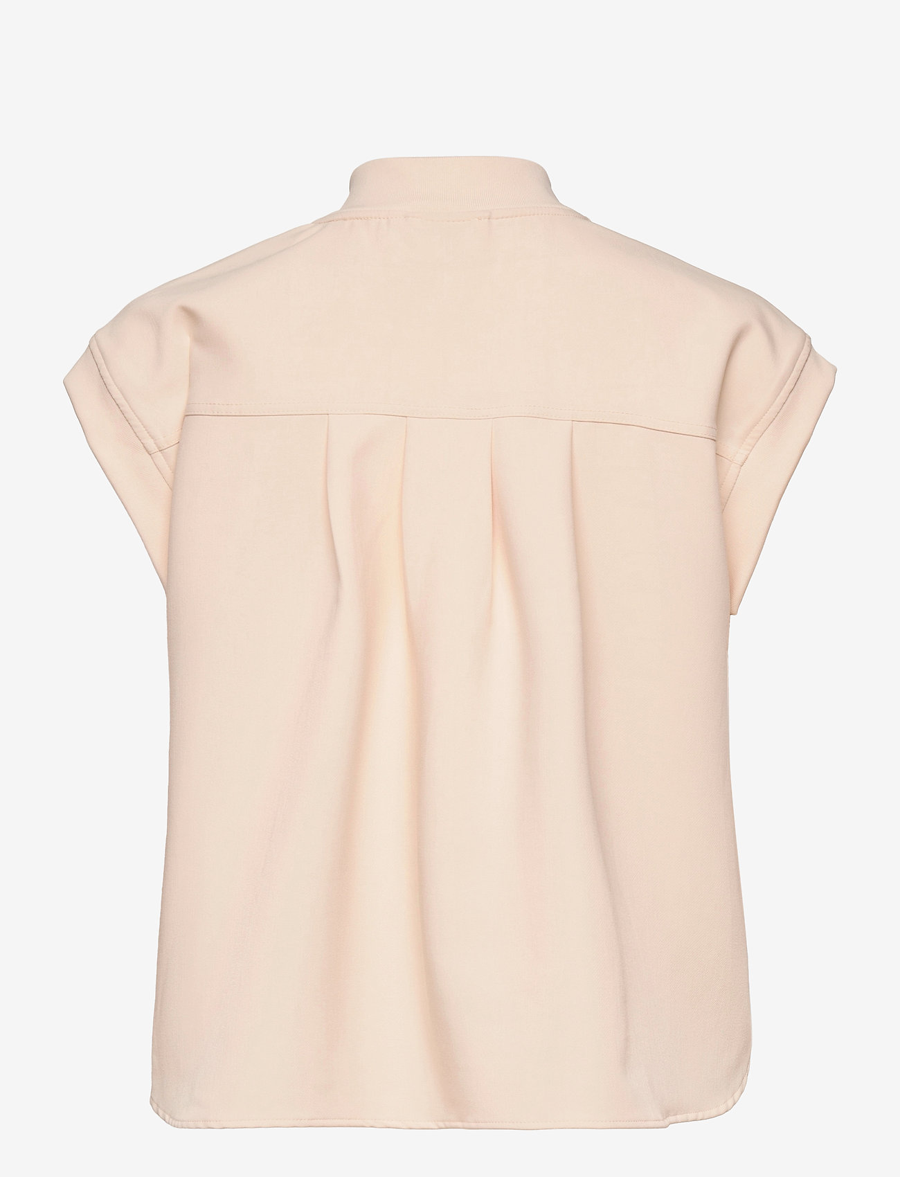 Coster Copenhagen - Vest w. ribbing - cream - 1