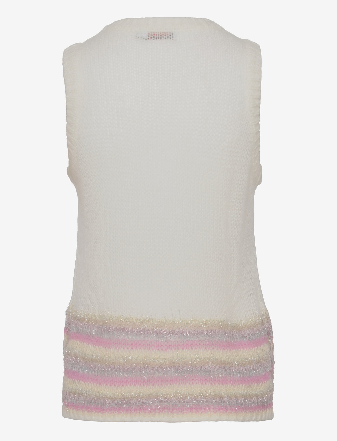 Coster Copenhagen - Knit vest with lurex - stickade västar - cream - 1