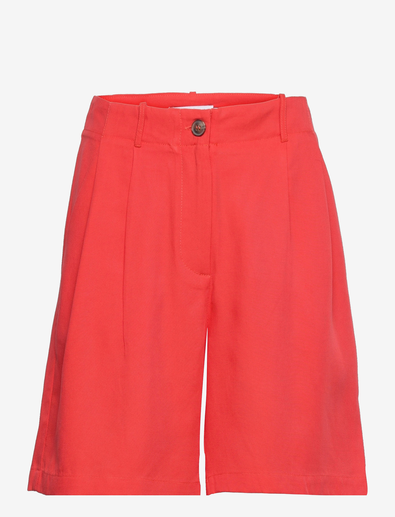 Coster Copenhagen - Tencel shorts - chino-shortsit - poppy red - 0