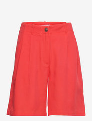 Tencel shorts - POPPY RED