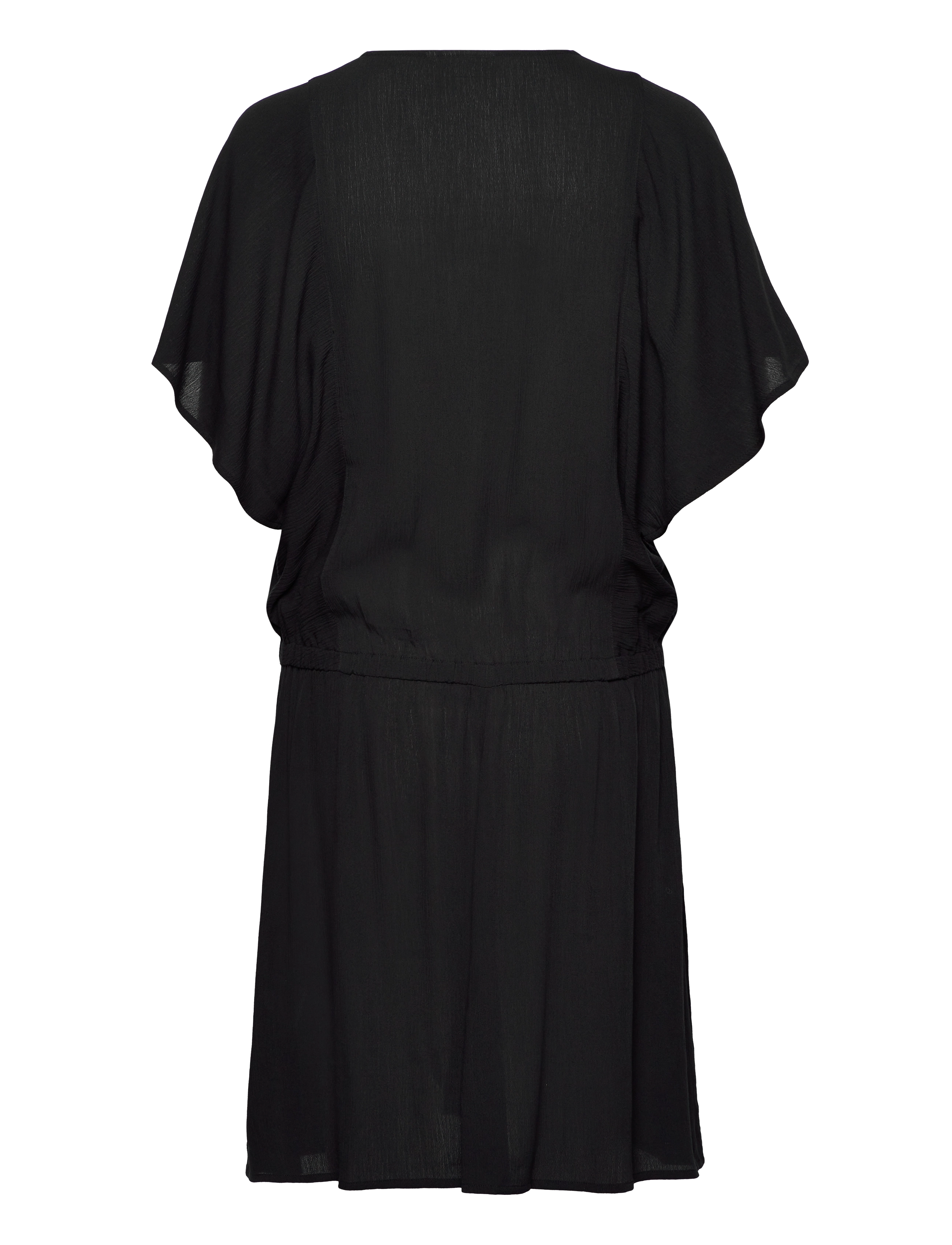 Coster Copenhagen - Dress with smock at waist - kurze kleider - black - 1