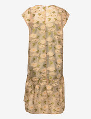 Coster Copenhagen - Light jaquard dress - trumpos suknelės - green flower jacquard - 1