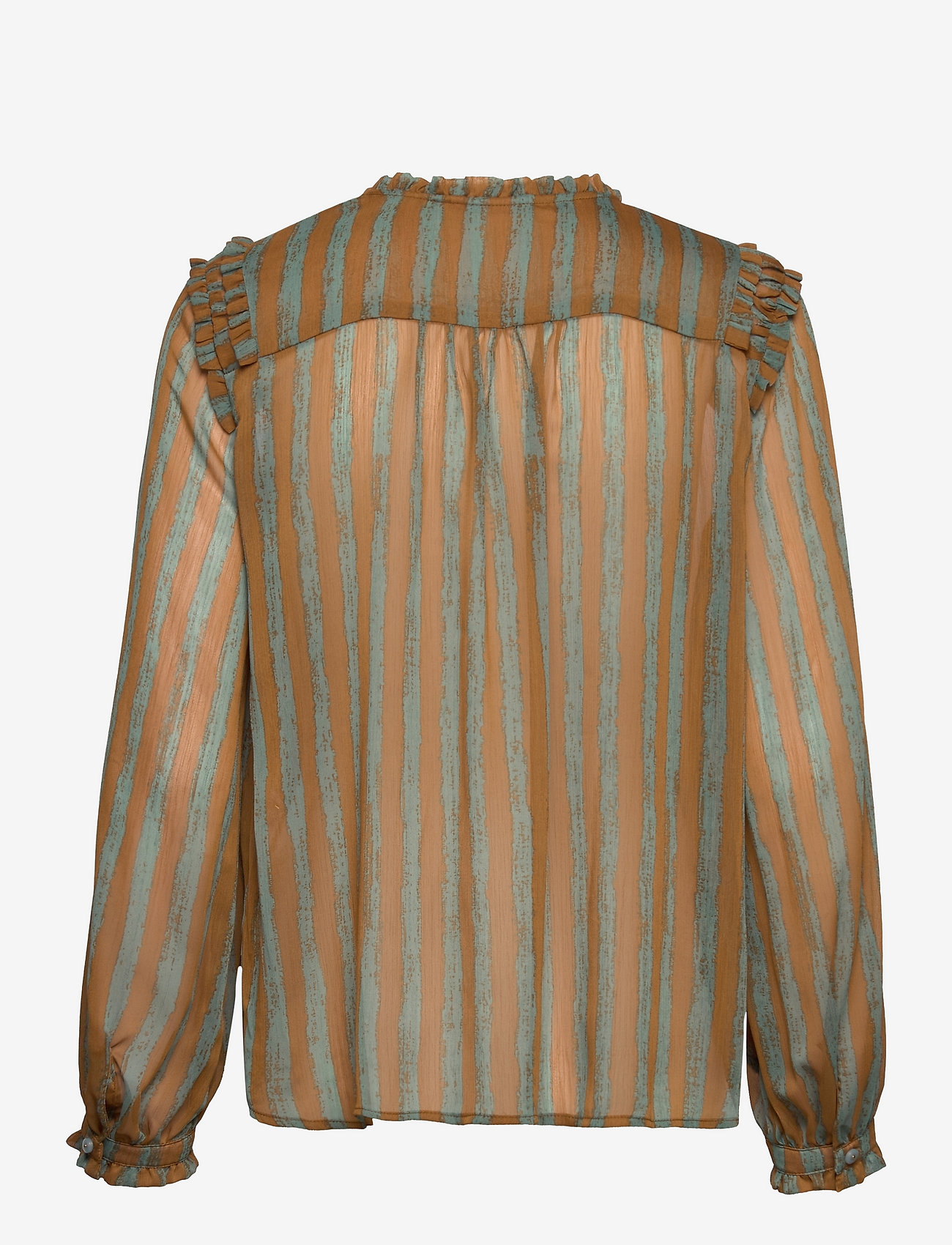 Coster Copenhagen - Shirt in brush stripe print - blush stripe print - 1