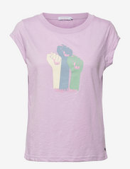 T-shirt with together print - LIGHT LAVENDER