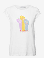 T-shirt with together print - WHITE