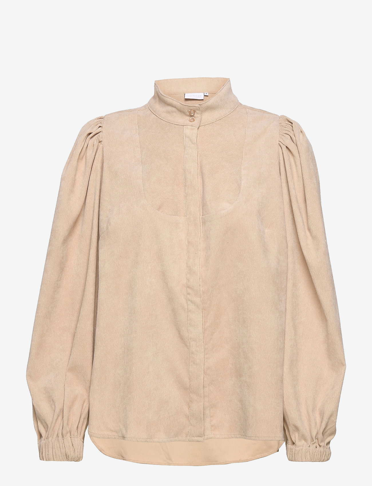 Coster Copenhagen - Shirt in baby corduroy - creme - 0