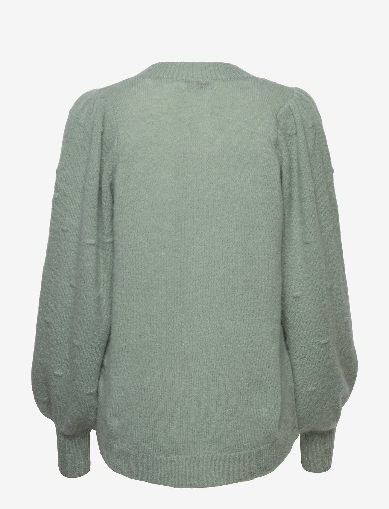 Coster Copenhagen - Knit with bubble effect and wide sl - jade blue - 1