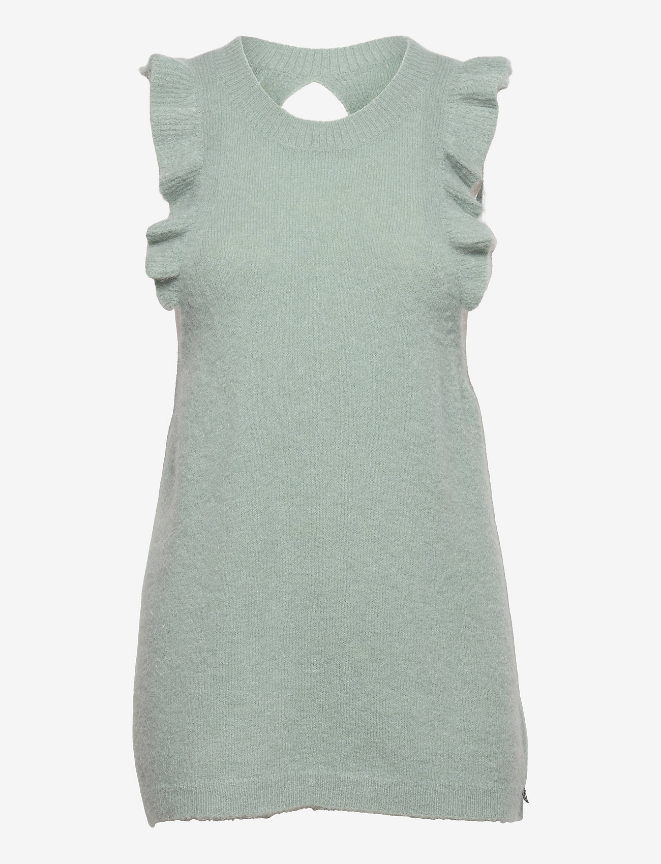 Coster Copenhagen - Alpaca vest - jade blue - 0