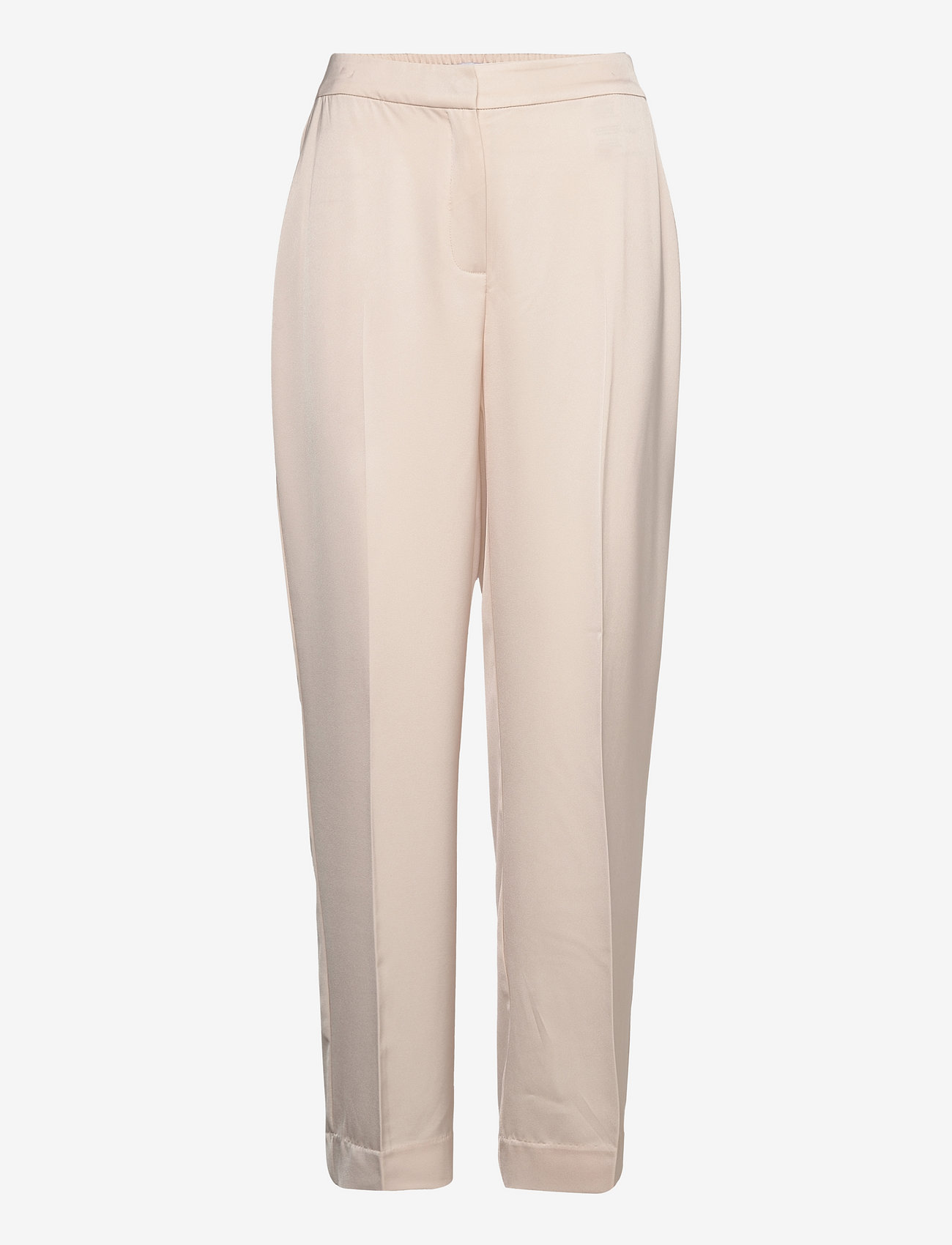 Coster Copenhagen - Pants with press fold - bukser med lige ben - light champagne - 0