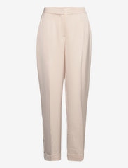 Pants with press fold - LIGHT CHAMPAGNE