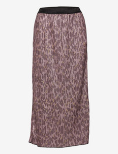 Plisse skirt with leoprint, Coster Copenhagen