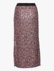 Coster Copenhagen - Plisse skirt with leoprint - plisserade kjolar - shimmer leo - 1