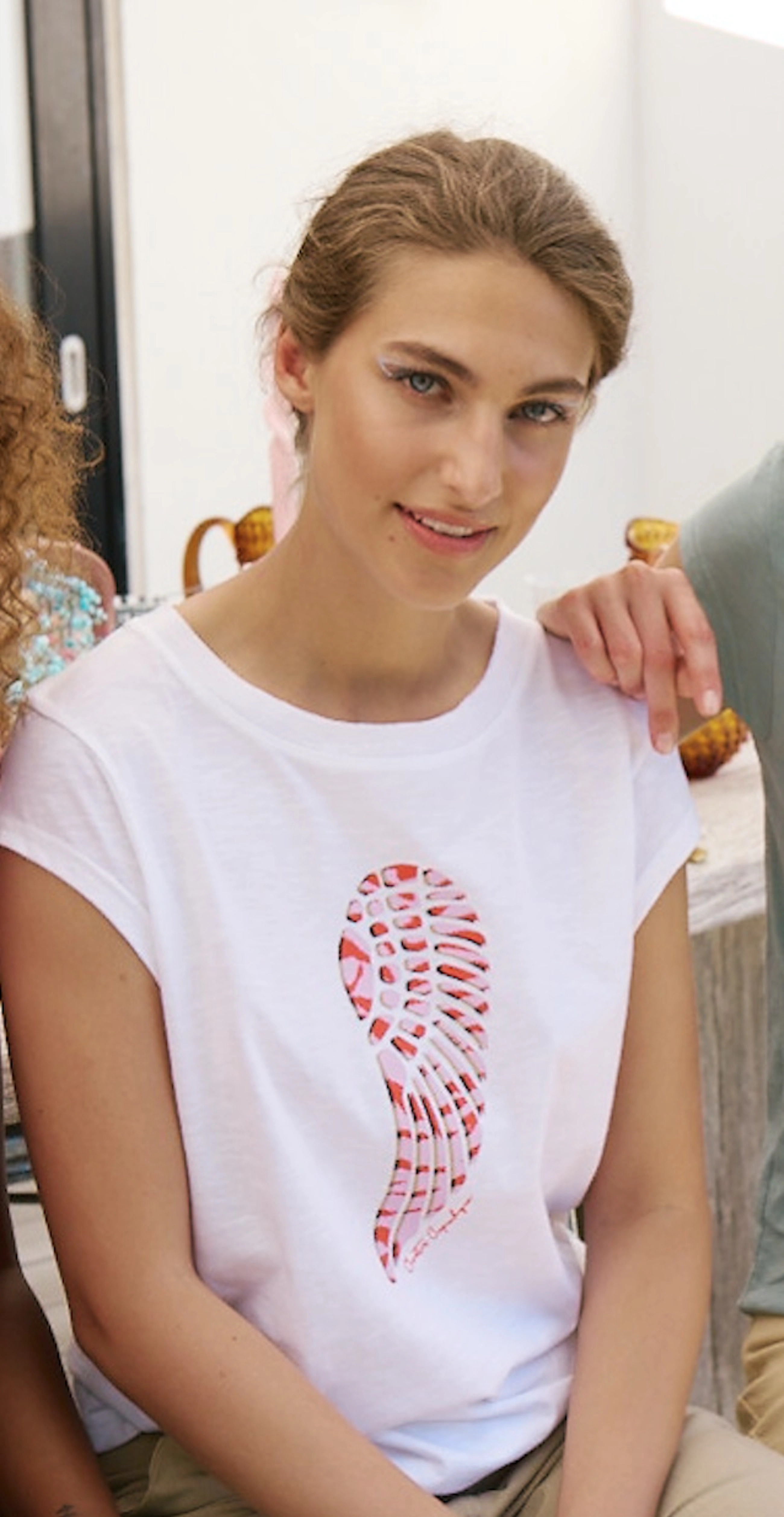 Coster Copenhagen - T-shirt with Zebra Wing - white - 2
