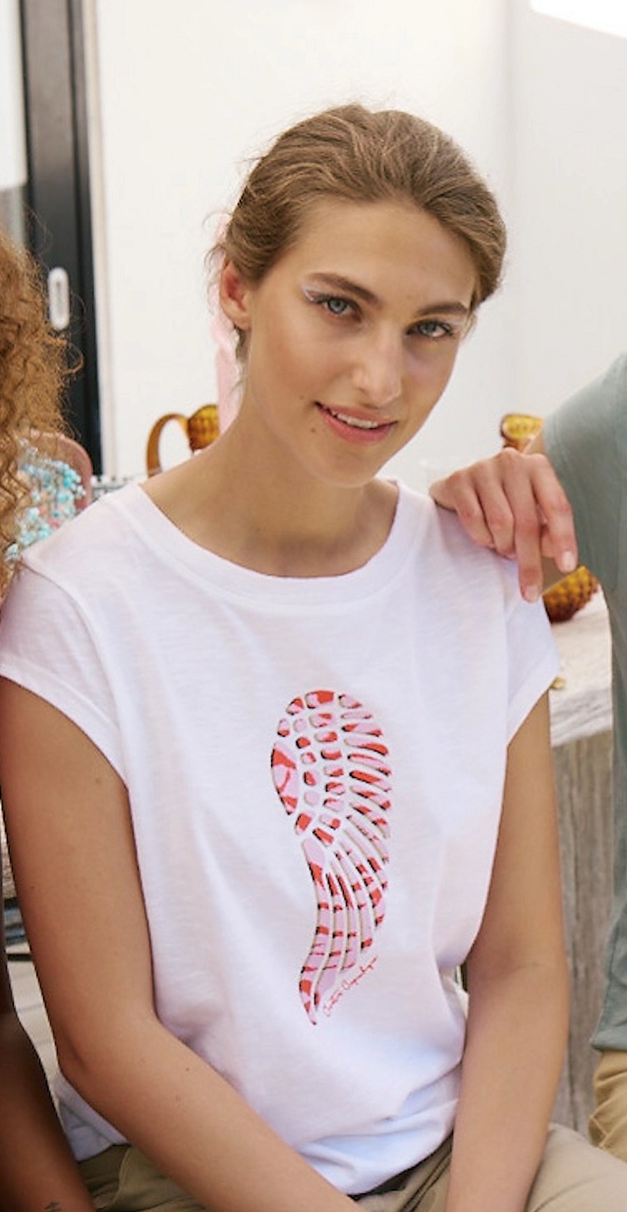 Coster Copenhagen - T-shirt with Zebra Wing - white - 2