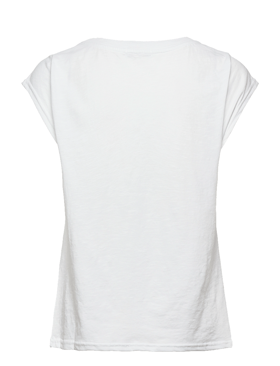 Coster Copenhagen - T-shirt with Open your eyes print - white - 1