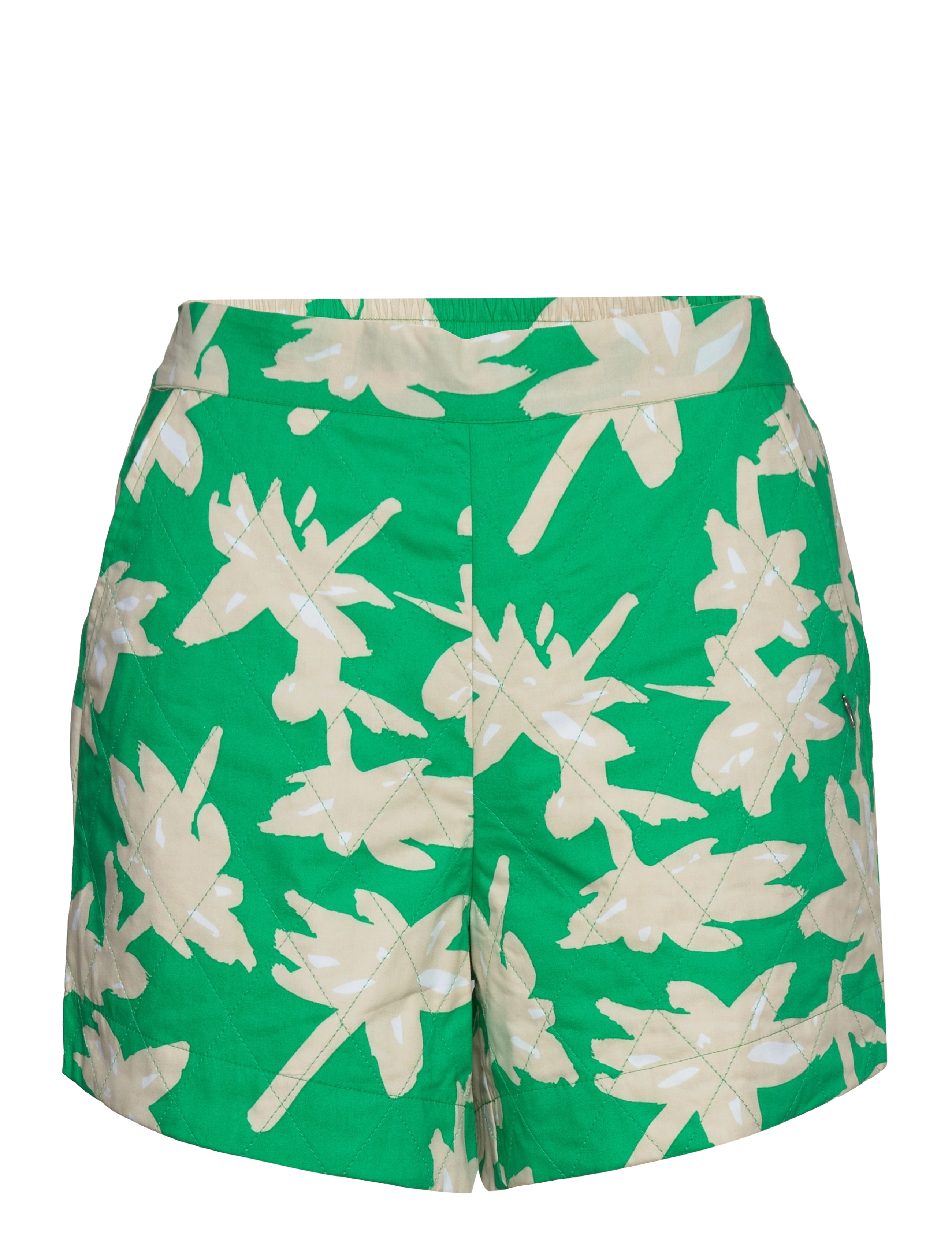 Coster Copenhagen - Quiltet shorts in Wild flower print - wild flower print - 1