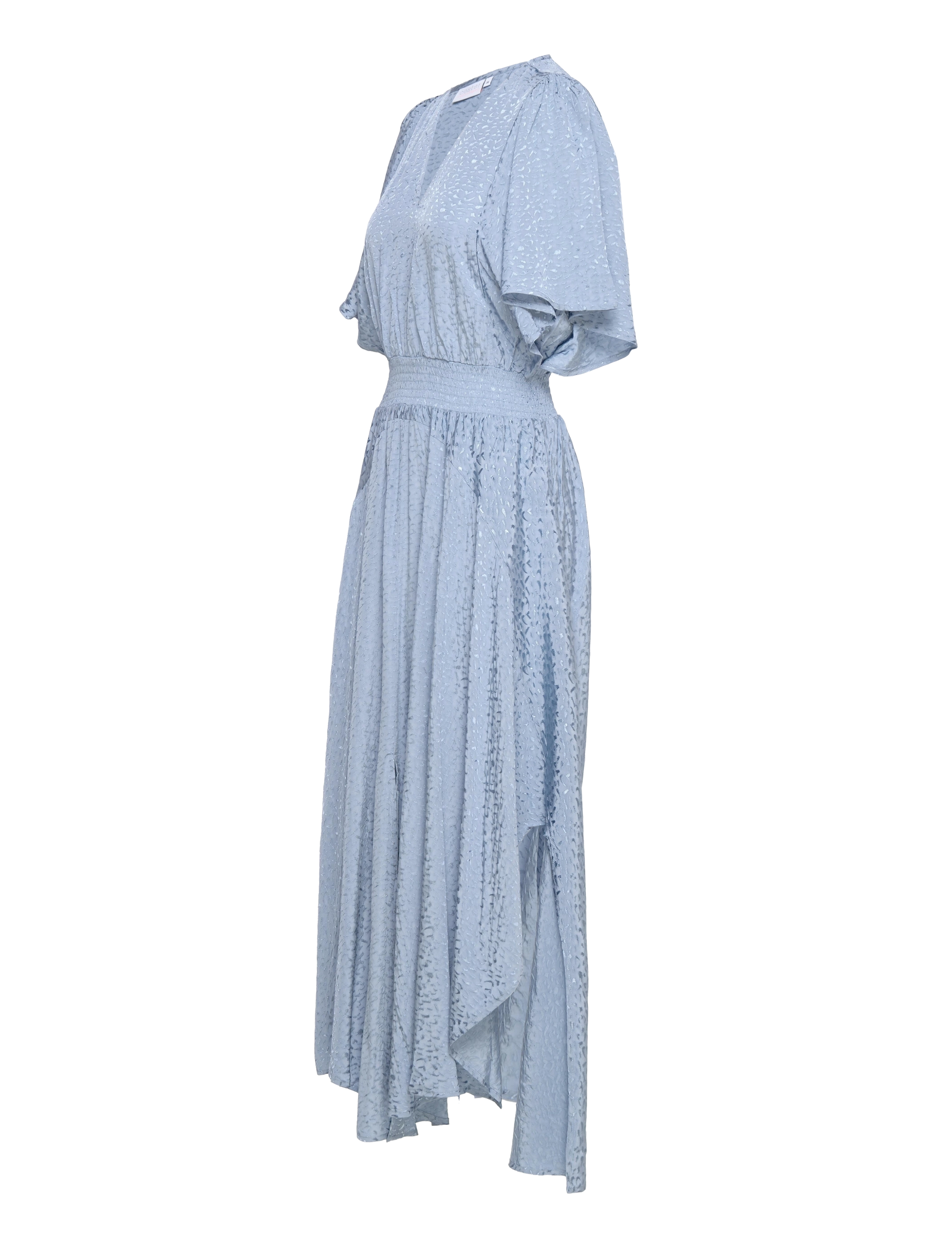 Coster Copenhagen - Dress with smock waist - sea shore blue - 2