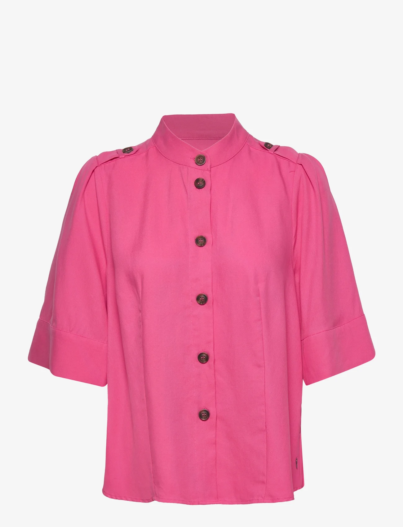 Coster Copenhagen - Jacket with pockets - kortærmede bluser - high pink - 0