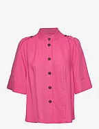 Jacket with pockets - HIGH PINK