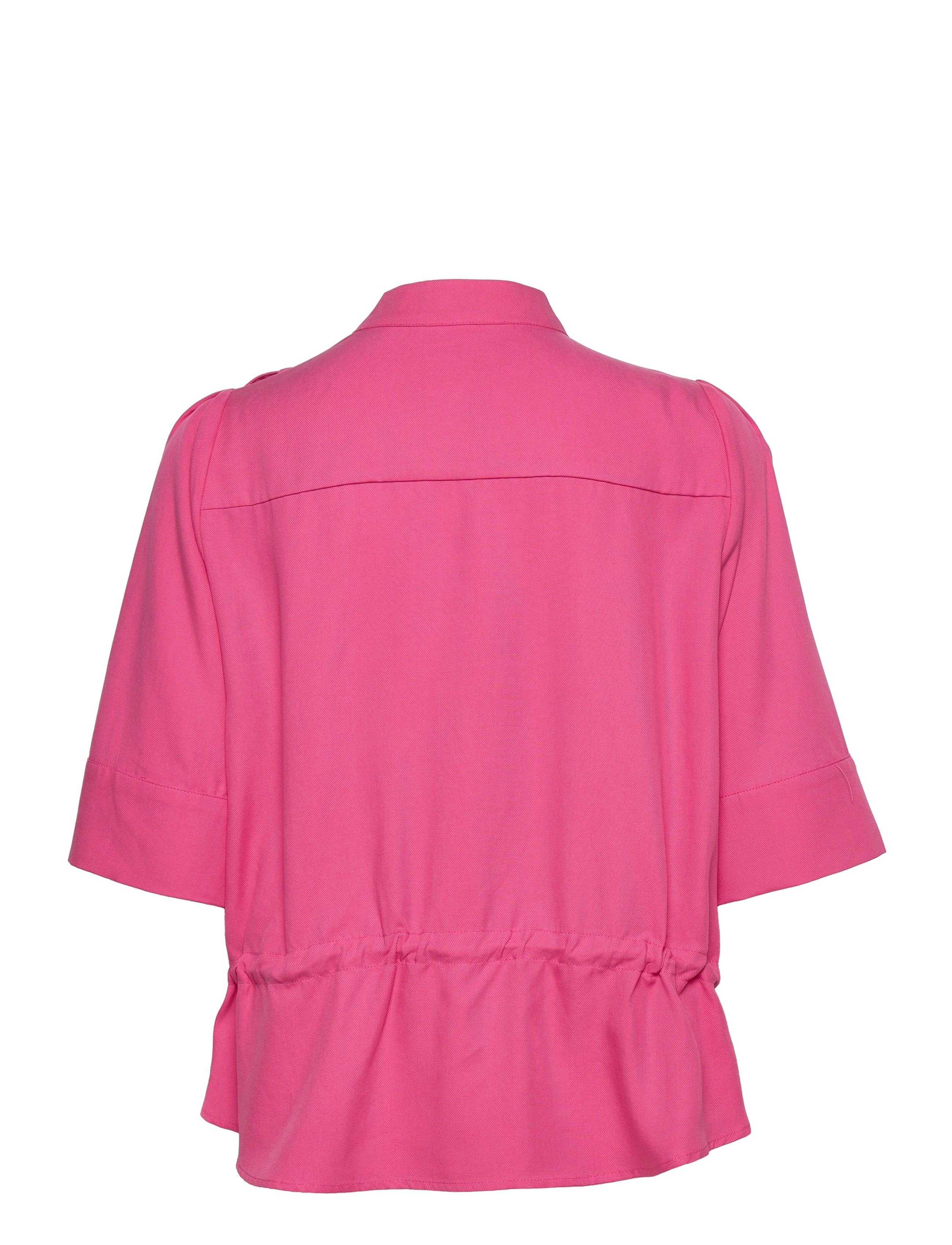 Coster Copenhagen - Jacket with pockets - kortærmede bluser - high pink - 2