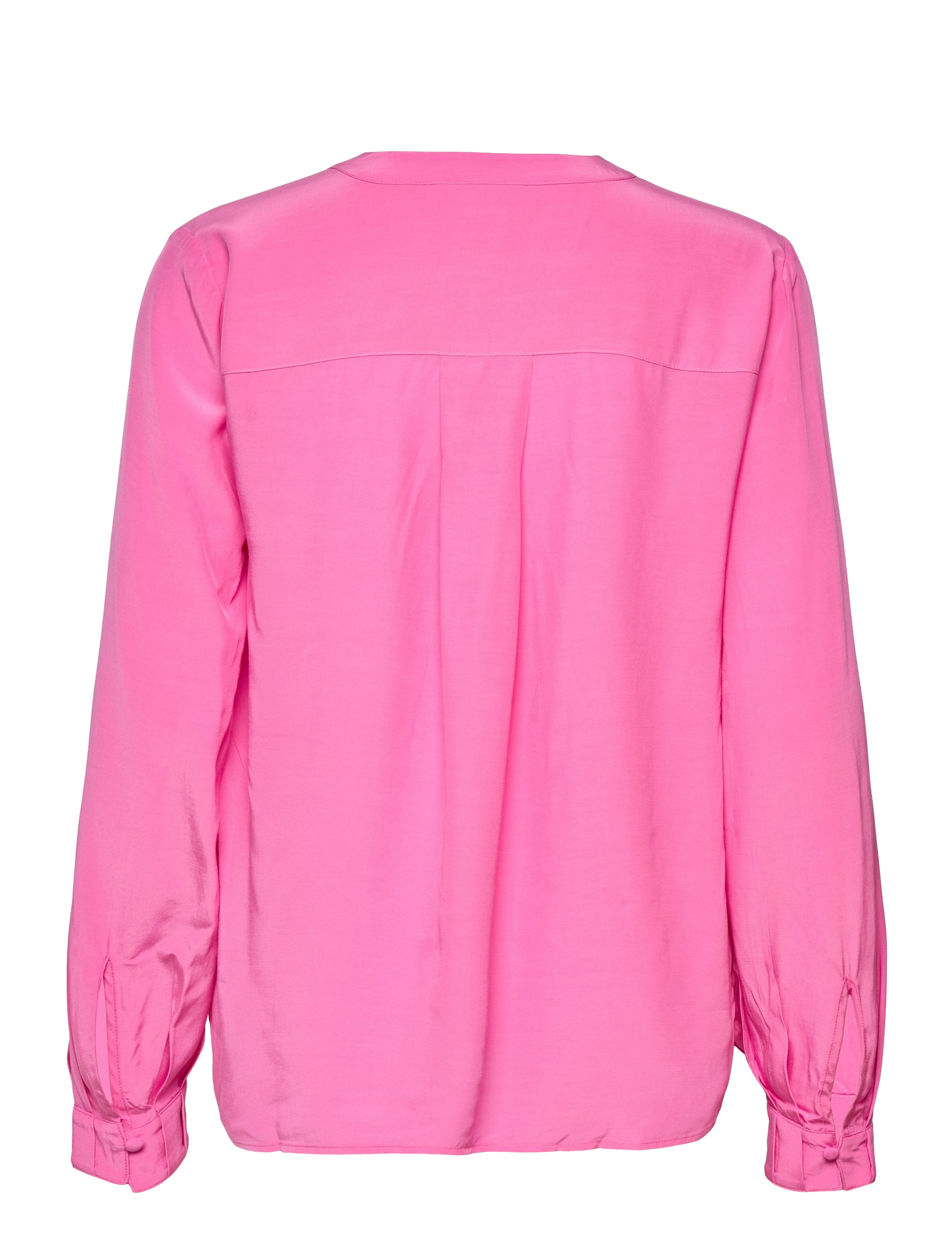 Coster Copenhagen - Blouse with v-neck - diva pink - 1