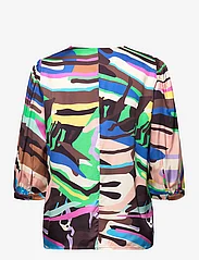Coster Copenhagen - Shirt in multicolor zebra print - langærmede bluser - multicolor zebra print - 1