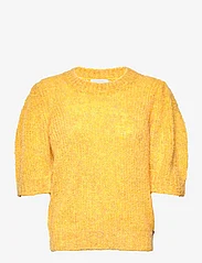 Coster Copenhagen - Knit with puff sleeves - jumpers - lemon yellow - 0