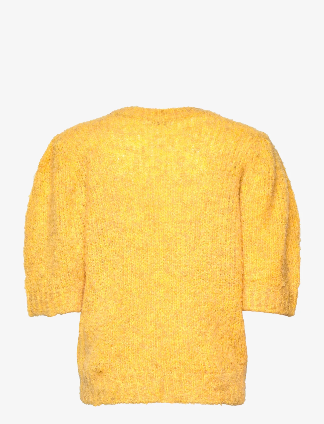 Coster Copenhagen - Knit with puff sleeves - pullover - lemon yellow - 1