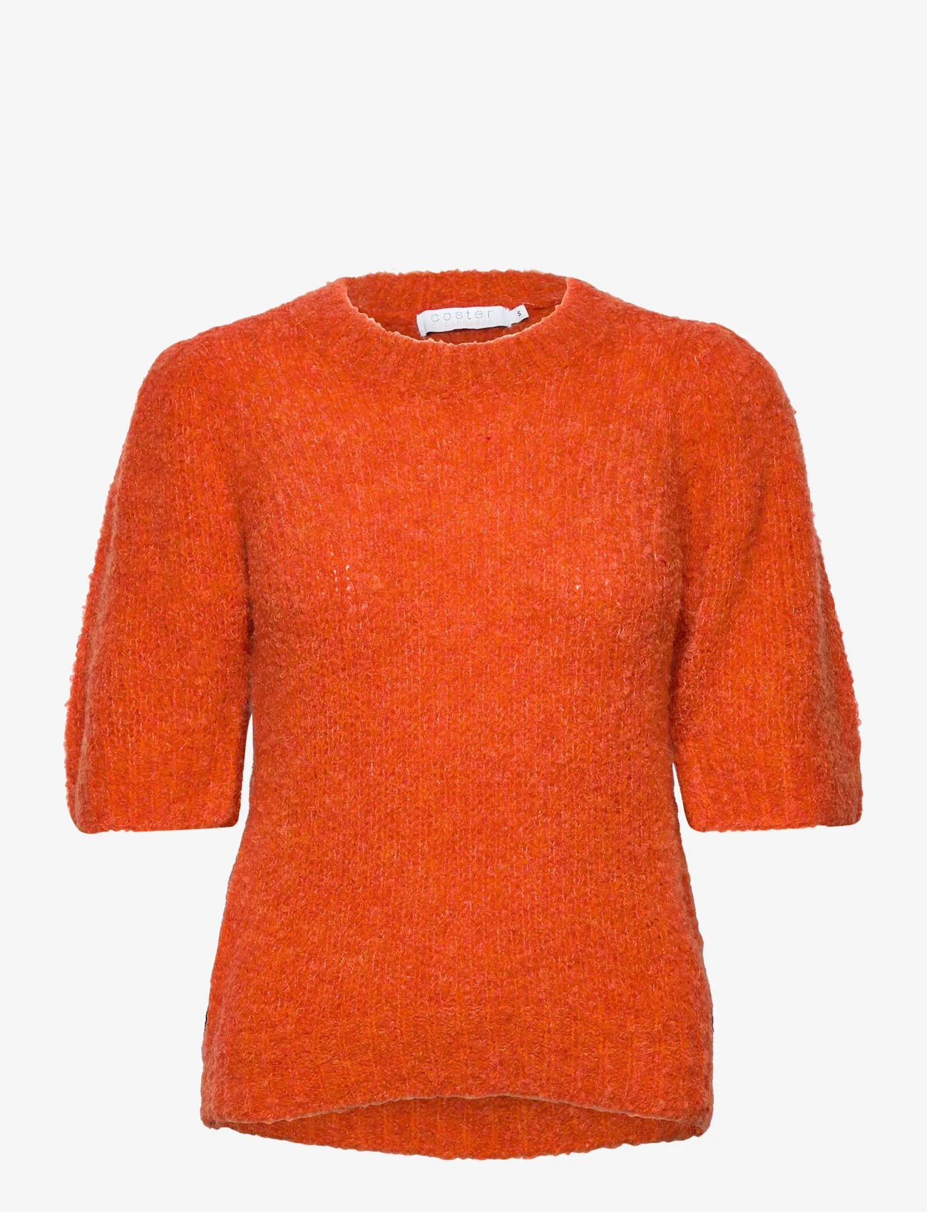 Coster Copenhagen - Knit with puff sleeves - orange melange - 0