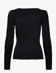 Coster Copenhagen - Knit with long sleeves and squared - pullover - black - 1